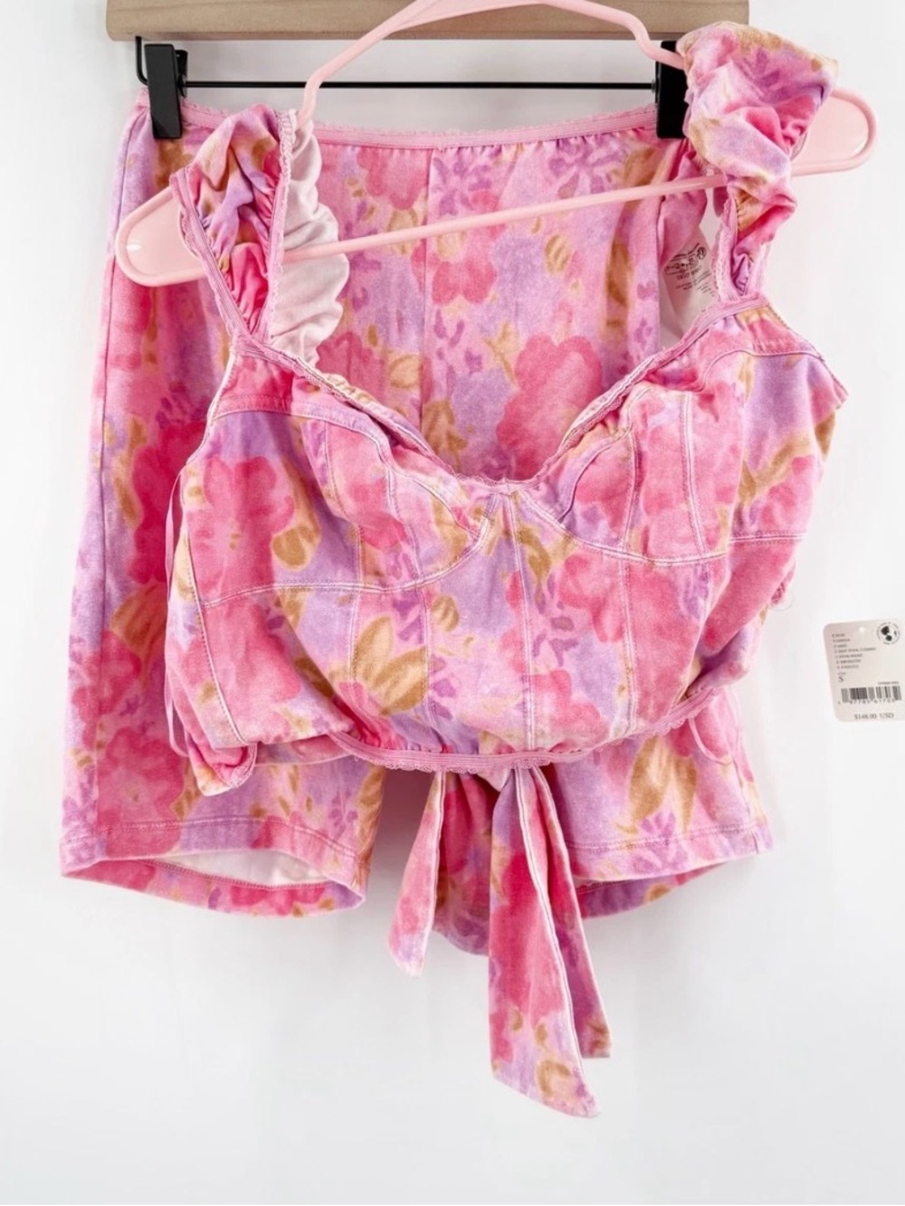 Free People Get Physical Set Hot Pink Rose Size Small Yoga Athletic Wear (158) - Picture 2 of 8